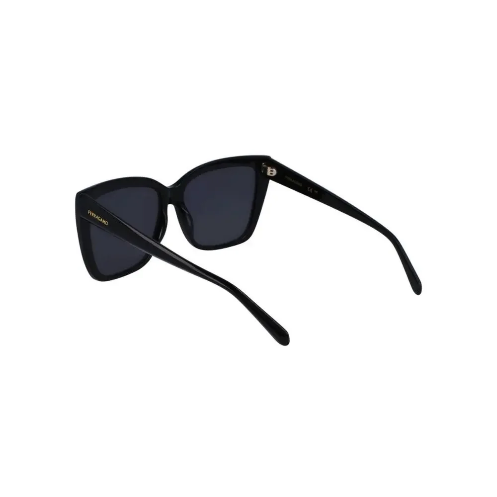 New Salvatore Ferragamo SF1102S 001 Black Oversized Square Sunglasses - Women